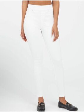 NWT SPANX White Ankle Skinny Jeans L